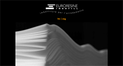 Desktop Screenshot of euroresine.it