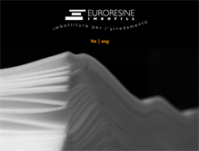 Tablet Screenshot of euroresine.it
